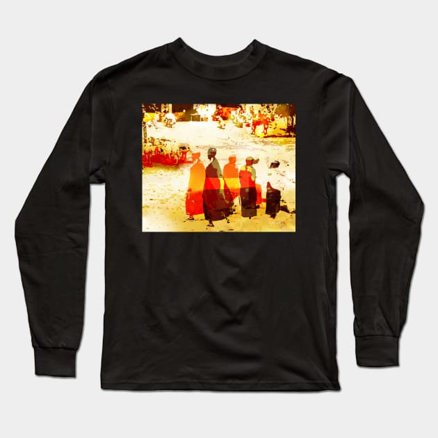 Masai women Long Sleeve T-Shirt by sukhpalgrewal